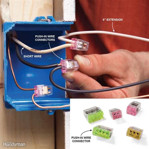 extend electrical wiring in ceiling junction box|how to extend wire length.